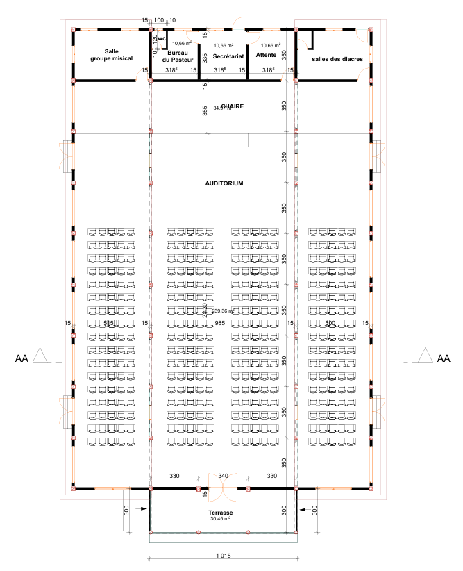 Vue en plan